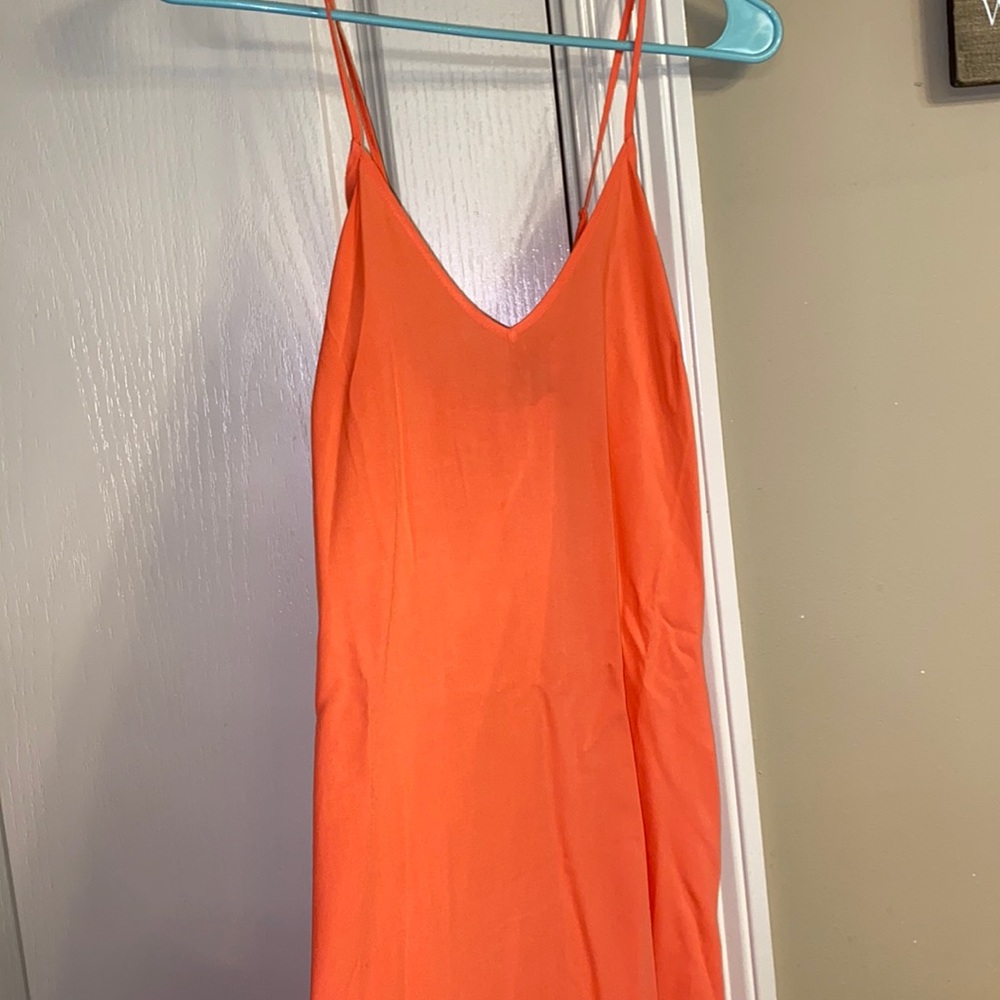 Brand new coral maxi dress